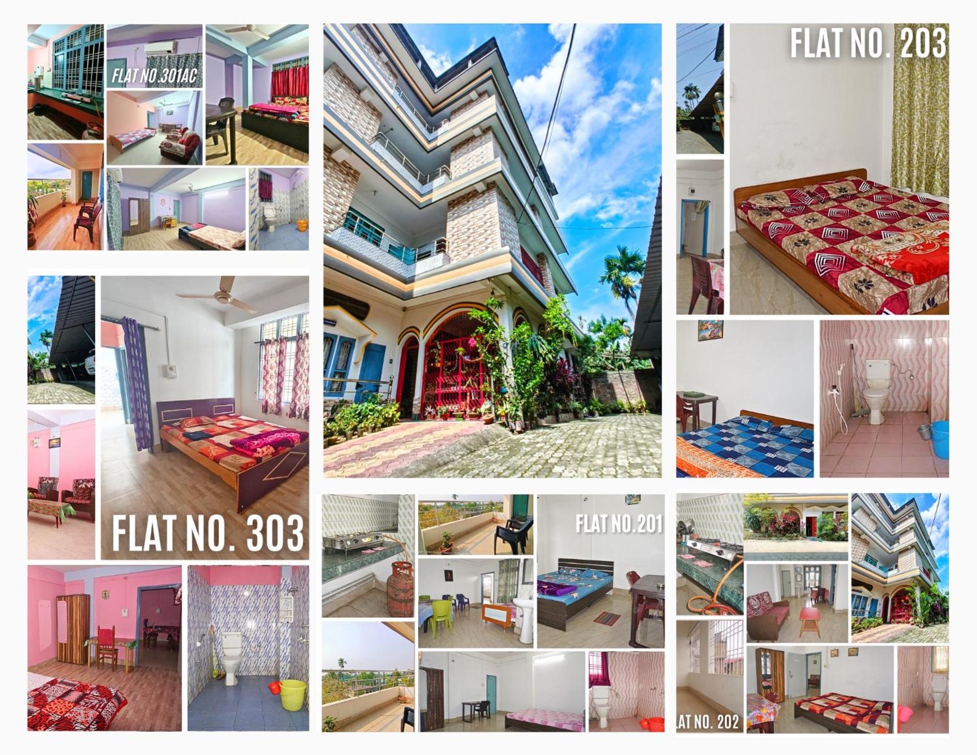 Taj Residency Holiday Homestay -Entire 1Bhk & 2Bhk Private Apartments -Call 767Ooo54Oo Jorhāt Exteriér fotografie